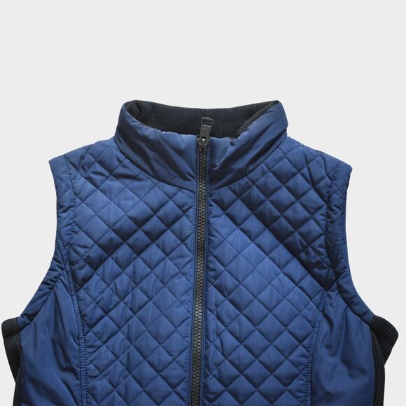 ANDREW MARC Navy Blue Puffer Vest Size M - Picture 4 of 7